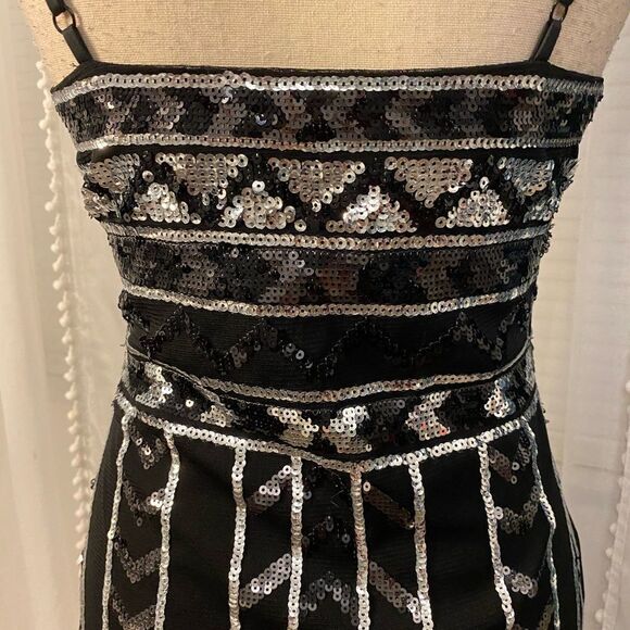 Express sequinned dress, XS - Picture 6 of 10